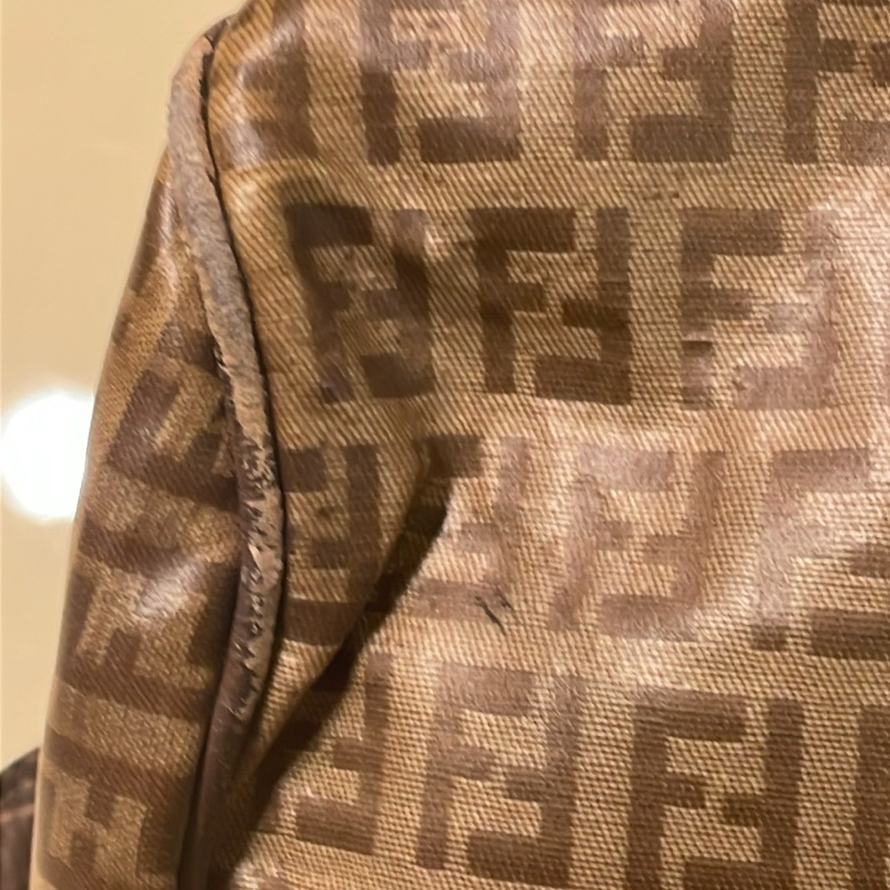 FENDI travel VINTAGE Zucca pattern weekender duffle bag O/S - Picture 9 of 15